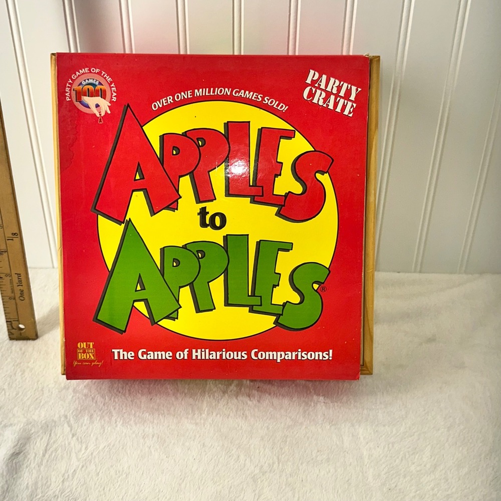Out of the Box Apples‎ to Apples Party Crate Game Wood Box Multi Excellent